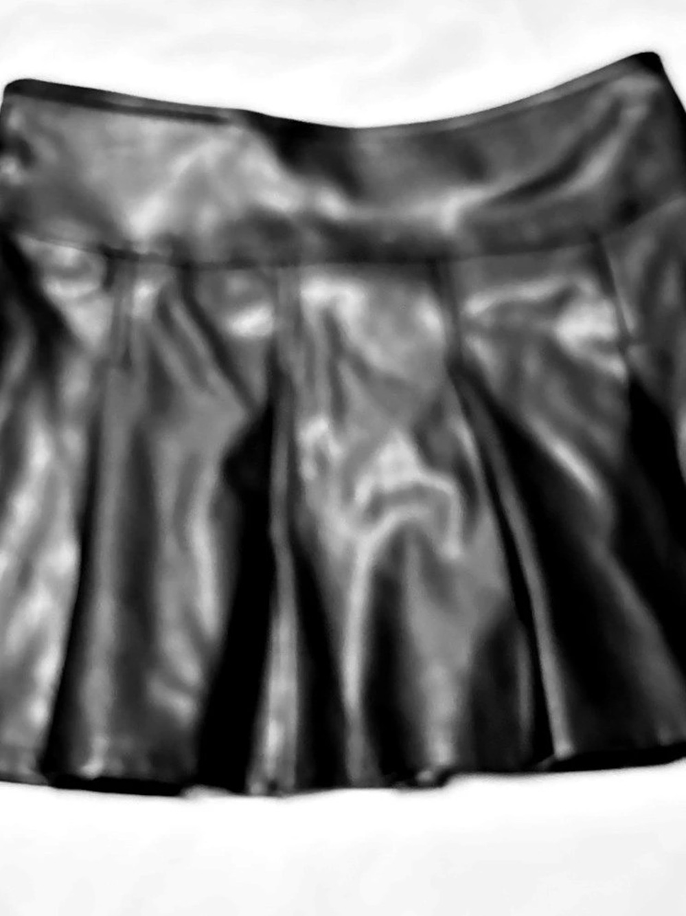 Celebrity Pink Faux Leather Mini Skirt Size Small Like New